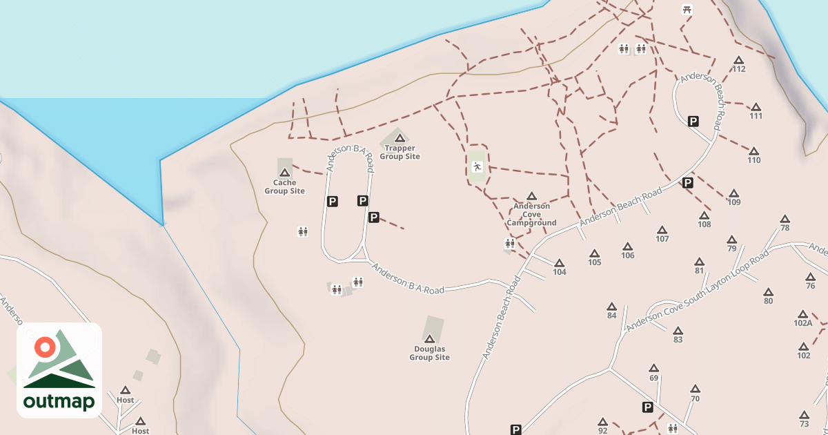 Map of ANDERSON B-A