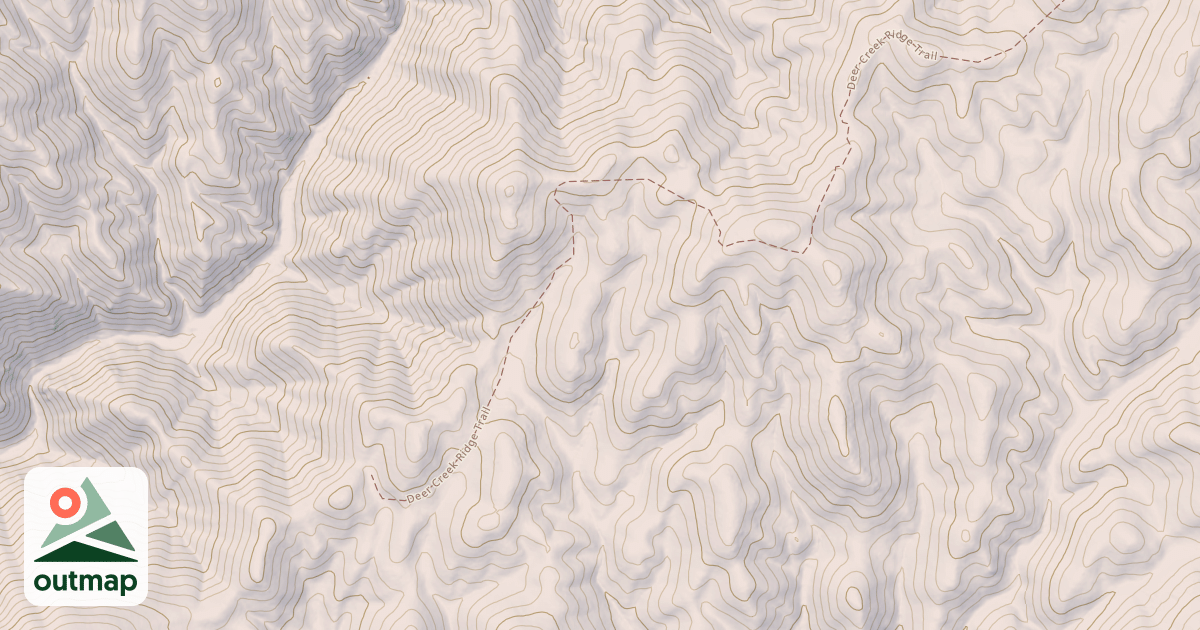 Map of Deer Creek Ridge