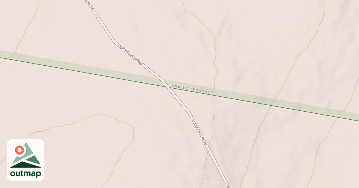 Map of Amos Case Road