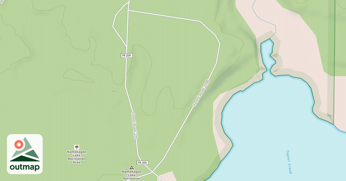 Map of FR 209B