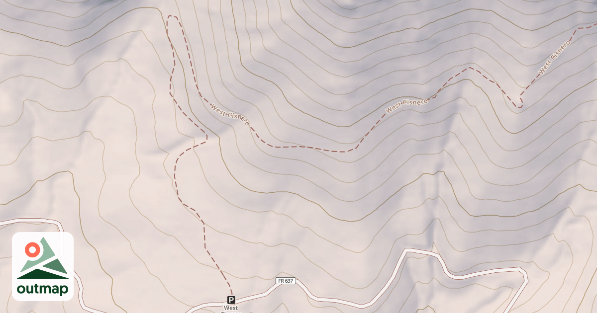 Map of Cisneros