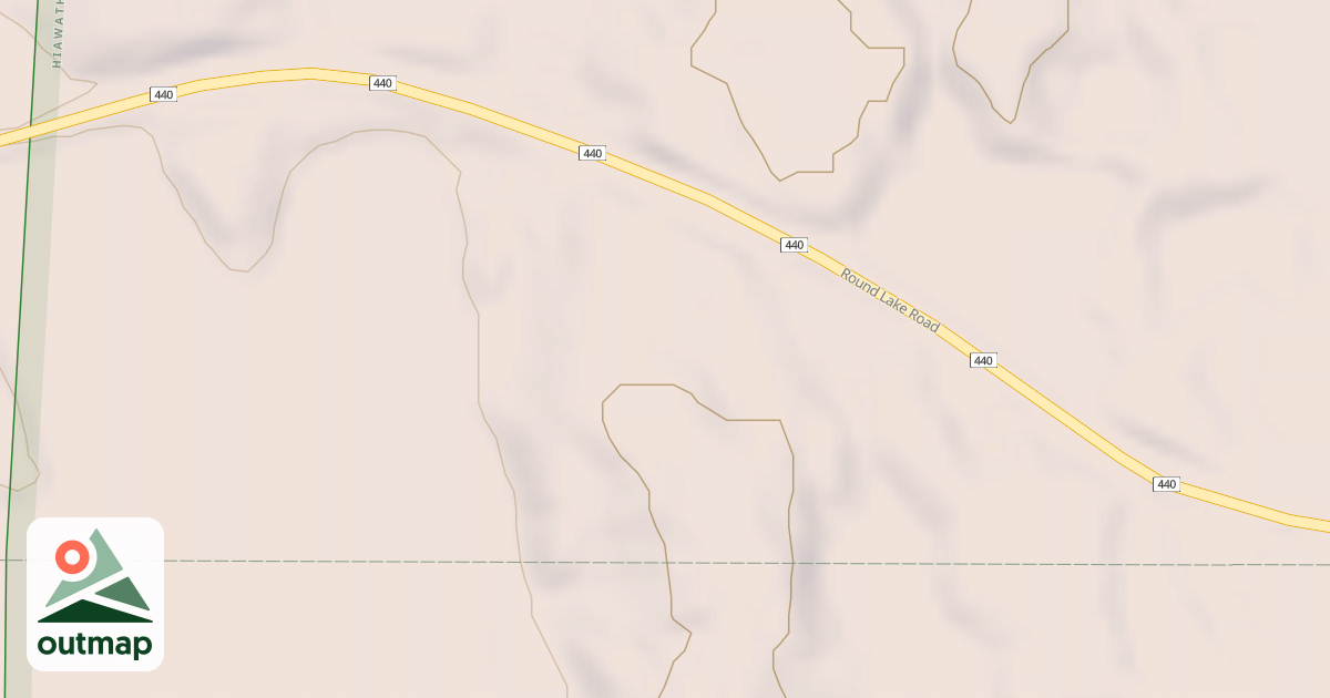 Map of MUSKRAT LAKE