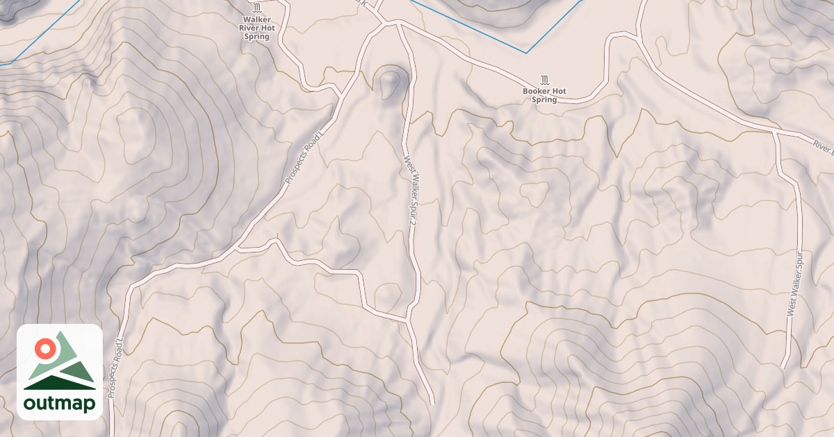 Map of WEST WALKER SPUR 2
