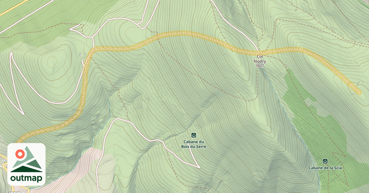 Map of Côte Rouge — Sainte-Luce