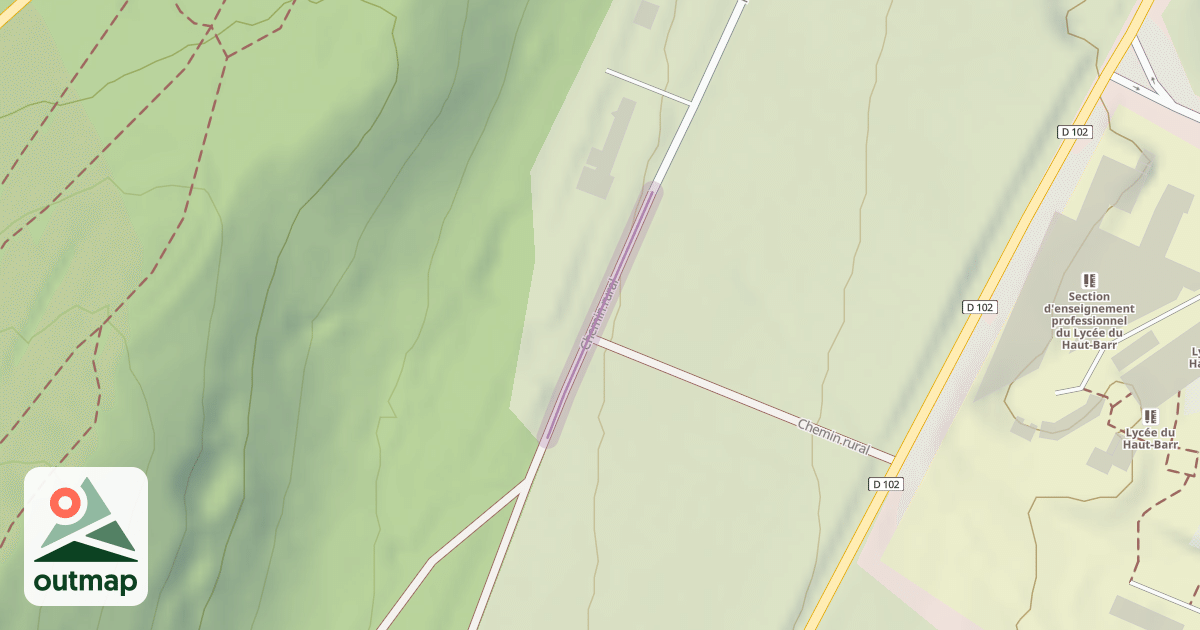 Map of Chemin rural