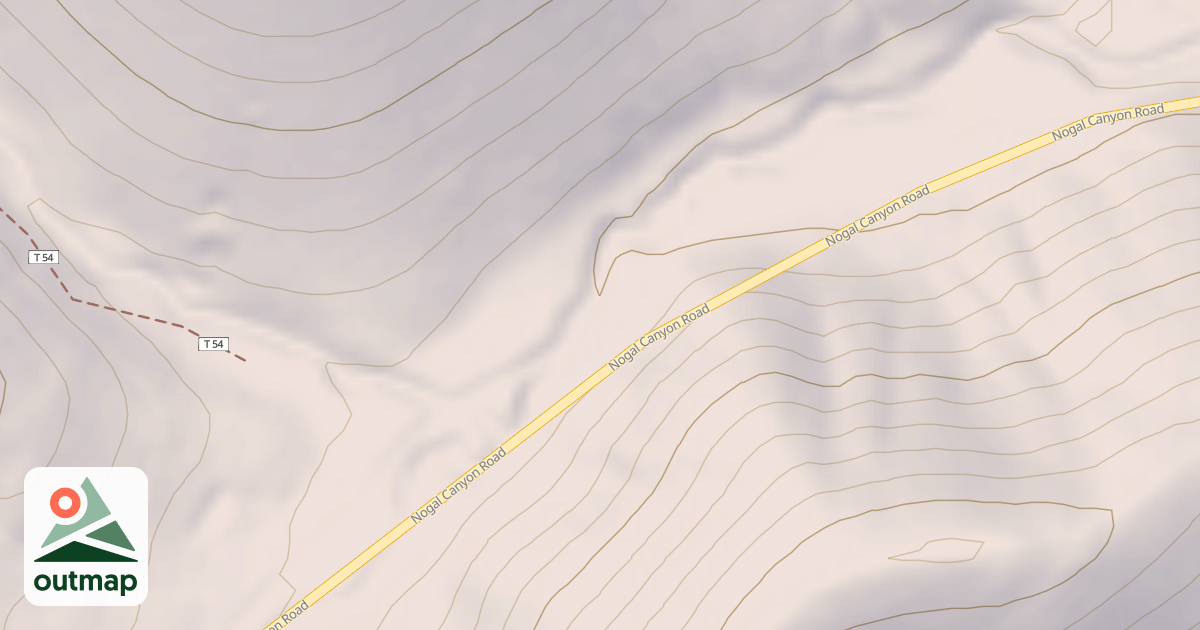 Map of NOGAL CANYON