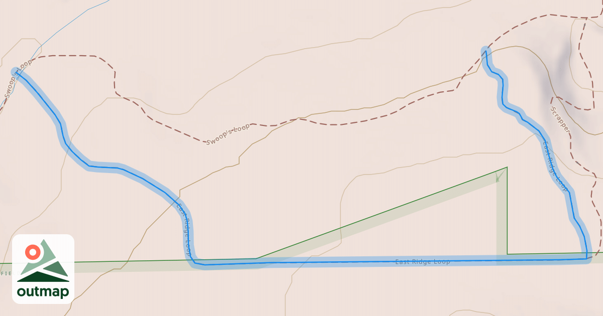 Map of East Ridge Loop