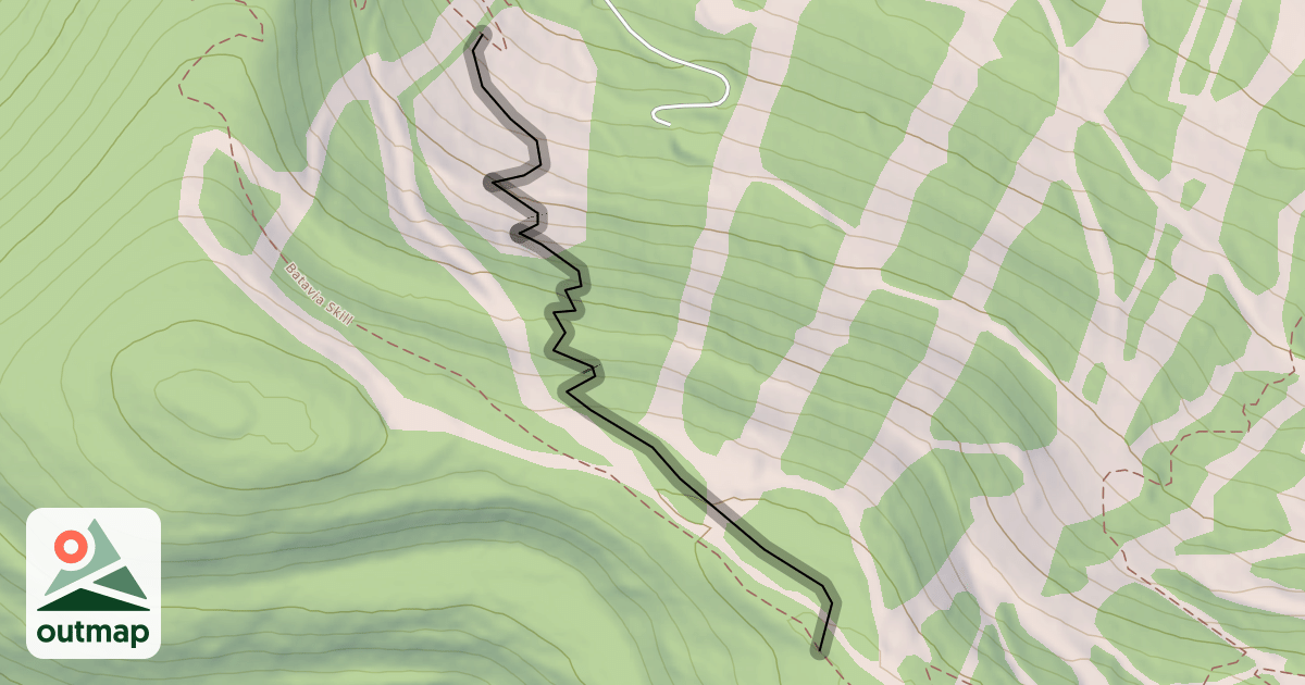 Map of Devil's Path