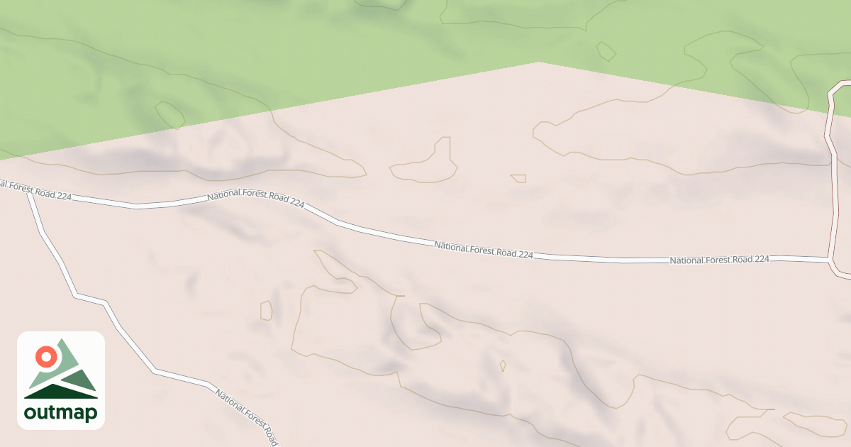 Map of USFS Motor Vehicle Use Map Roads {9D5DCEC5-7E1E-464B-95EA-863A898256C7}