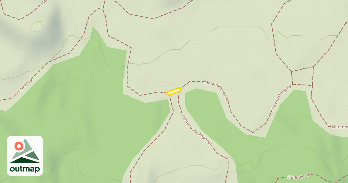 Map of Matanuska Loop