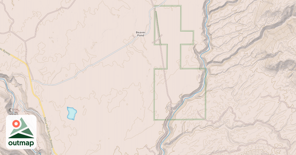 Map of BEAR GULCH BPA NORTH