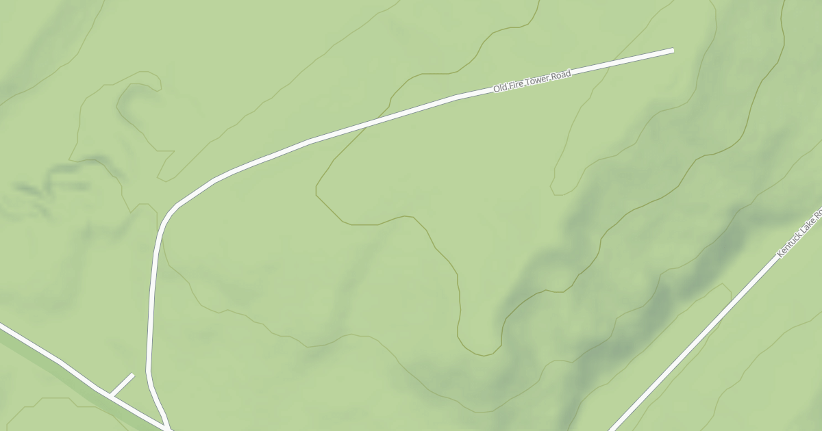 Map preview of OLD FIRE TOWER ROAD
