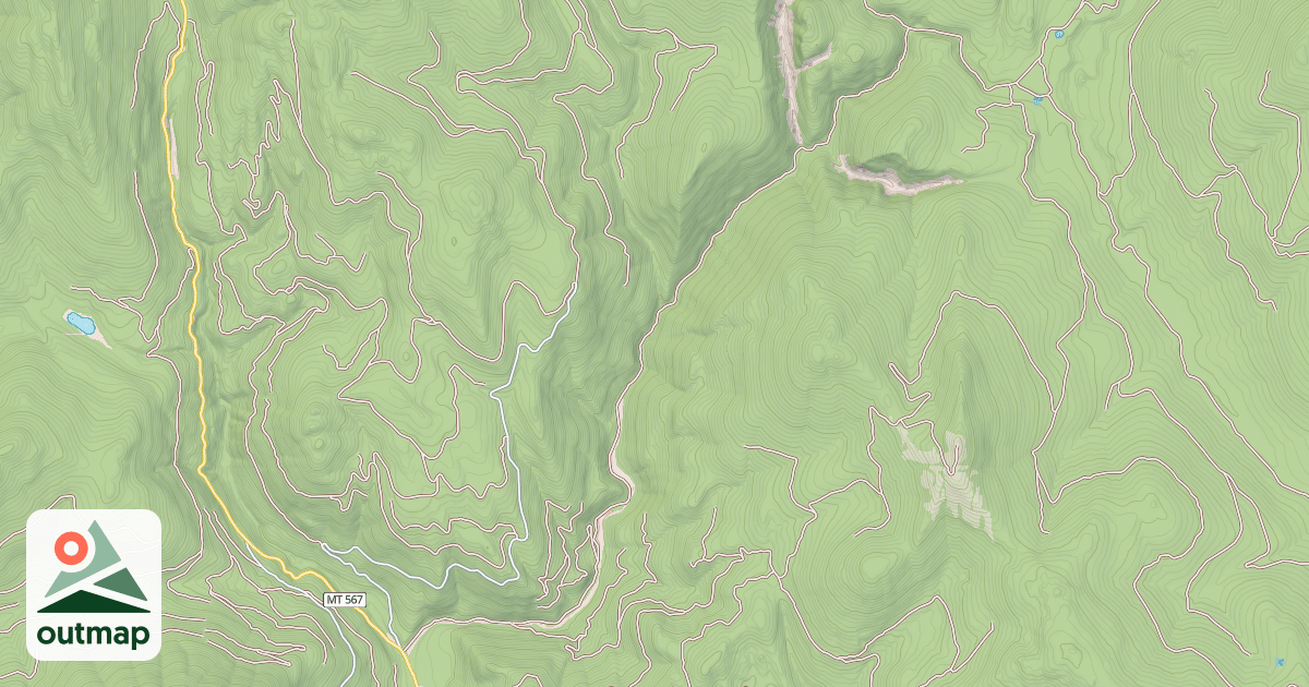 Map of BIG CREEK PIPE CREEK