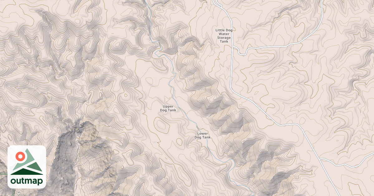 Map of LITTLE DOG