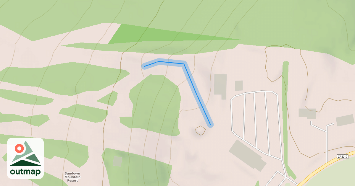 Map of Turkey Ridge
