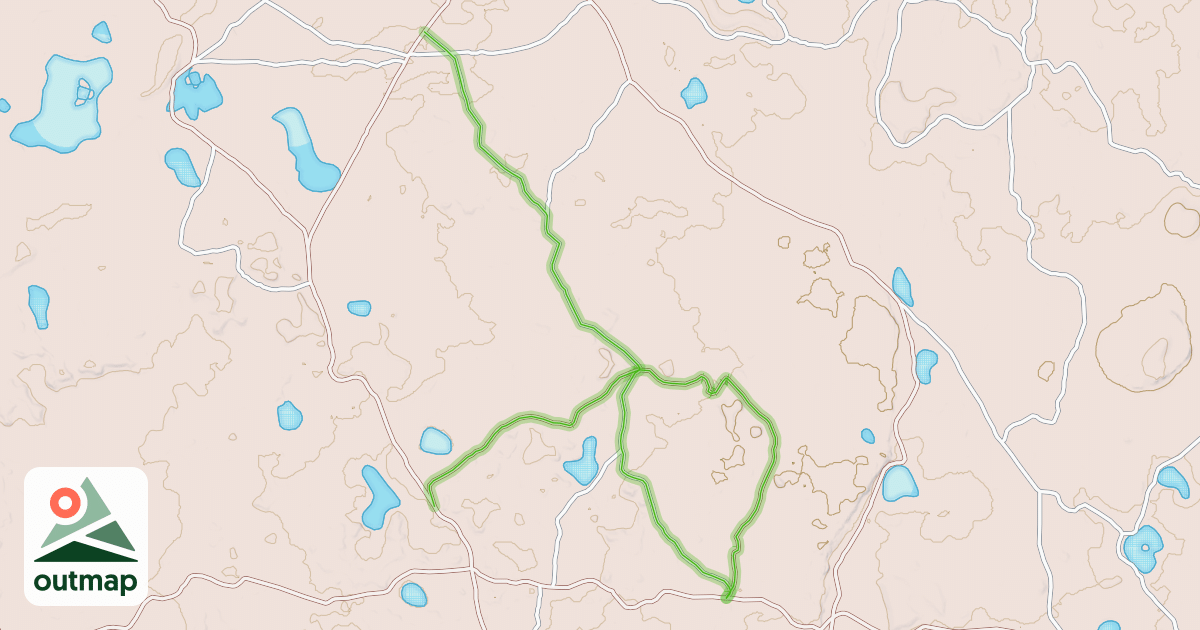 Map of (two track trail)