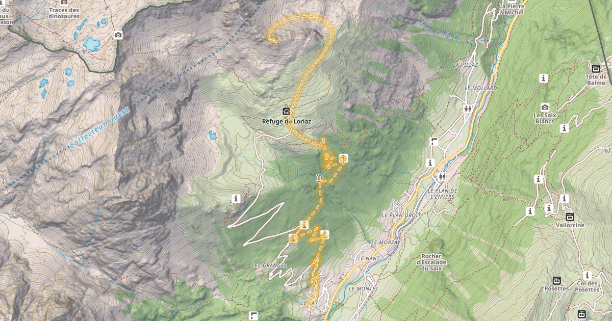 Map preview of Le Charmoz — Le Couteray