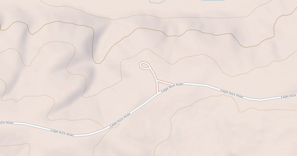 Map preview of EAGLE ROCK RD SPUR G