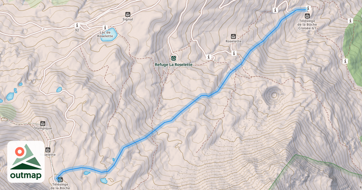 Map of Bûche