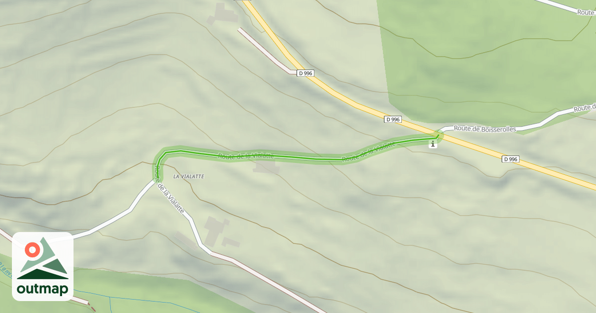 Map of Route de la Vialatte