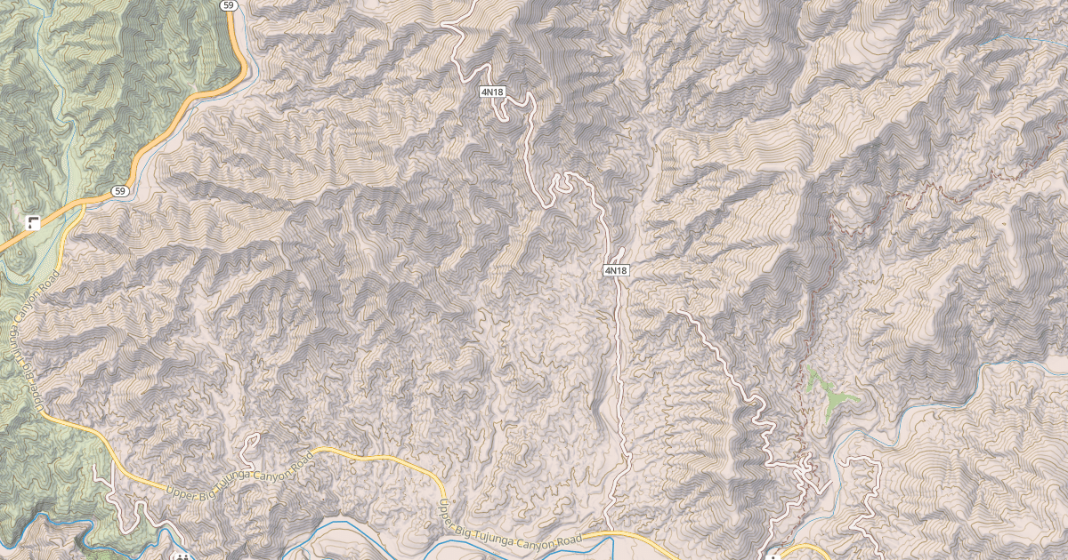 Map preview of LYNX GULCH RD