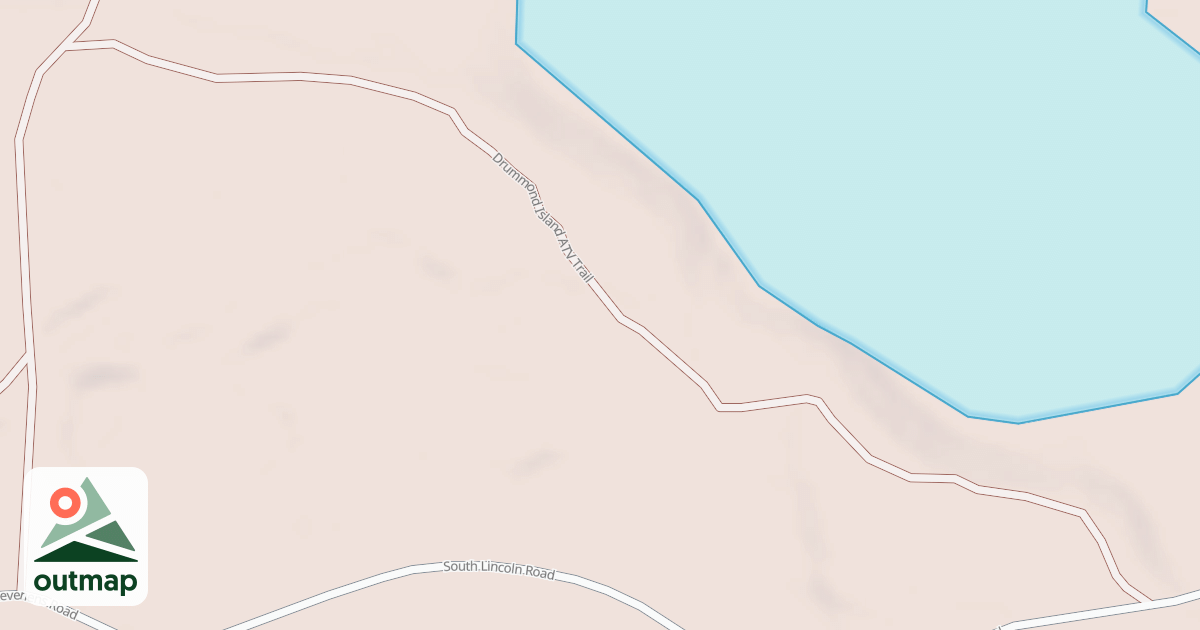 Map of Drummond Island Trail