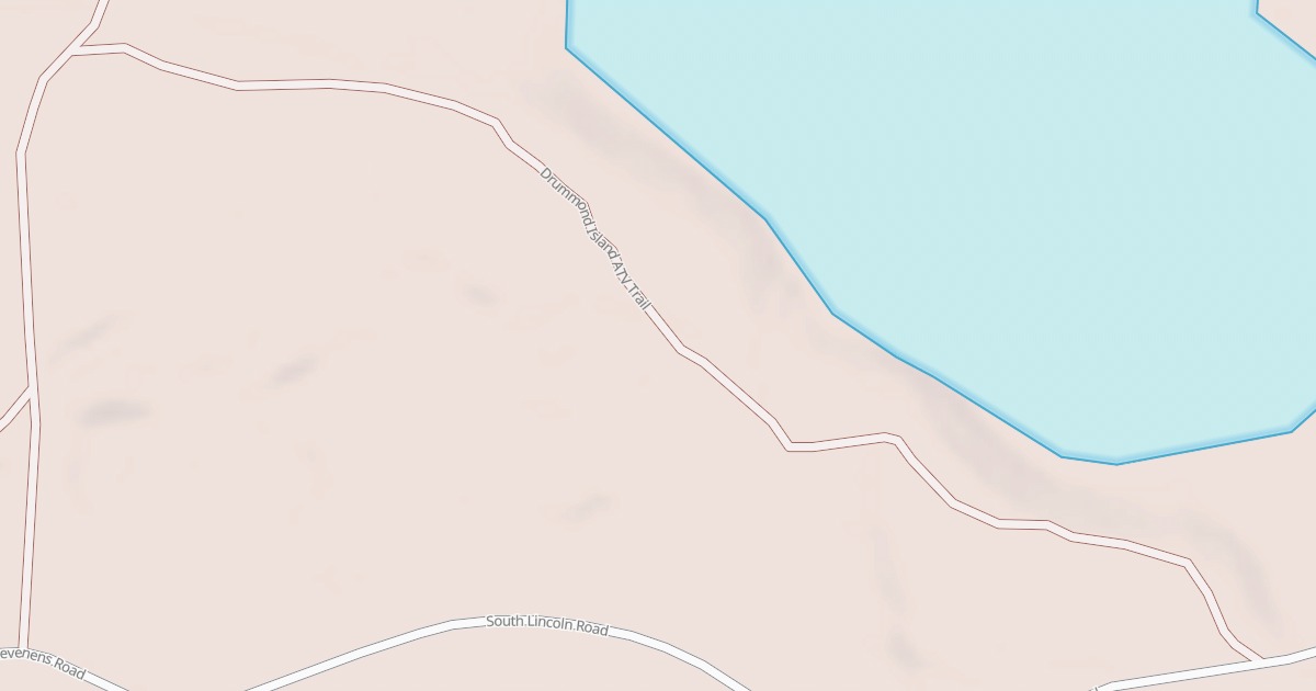 Map preview of Drummond Island Trail