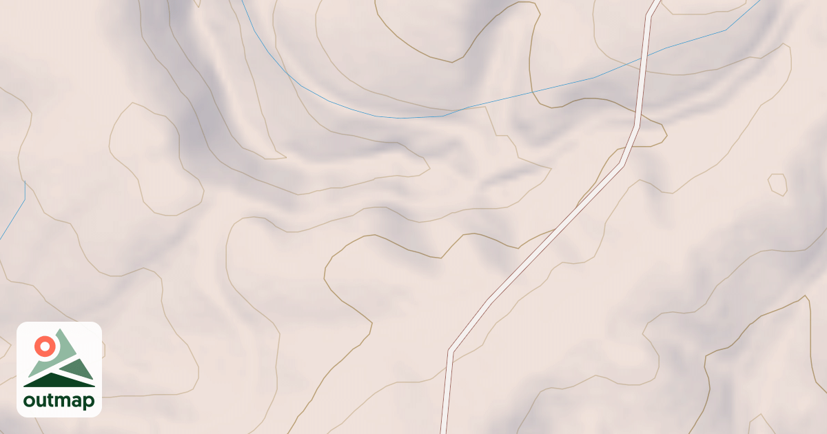Map of BRUSHY CREEK SPUR A