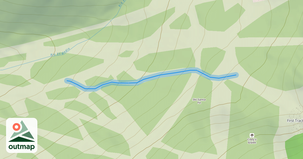 Map of Old Burro Runout