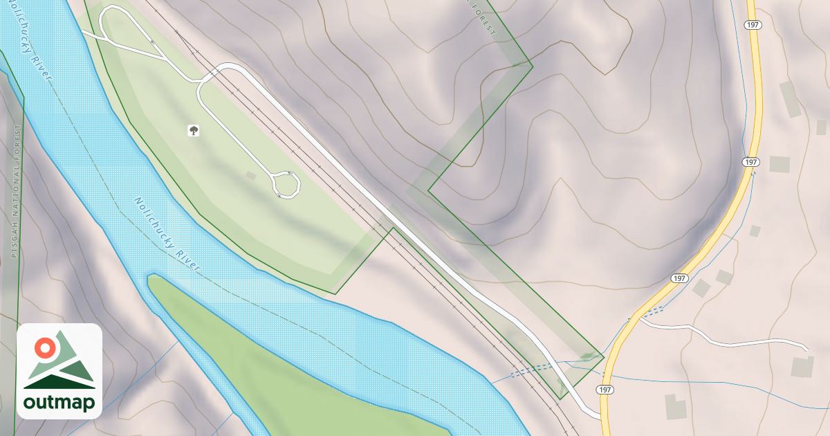 Map of POPLAR BOAT RAMP