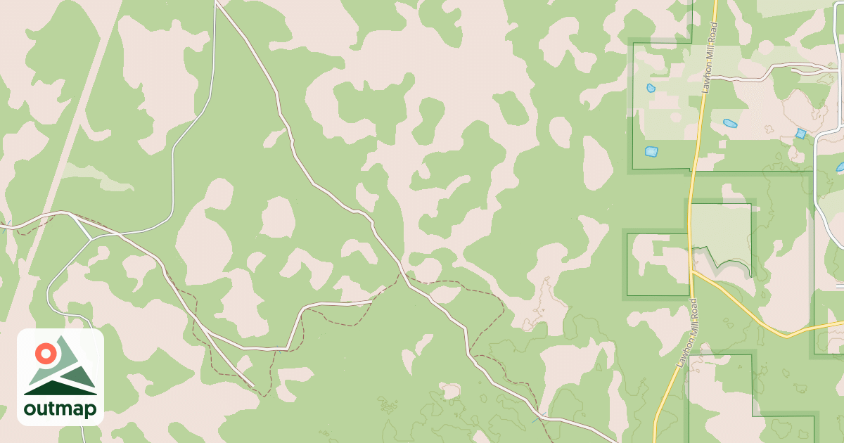 Map of USFS Motor Vehicle Use Map Roads {91C51806-AB85-494D-A43B-EF5BA656042B}