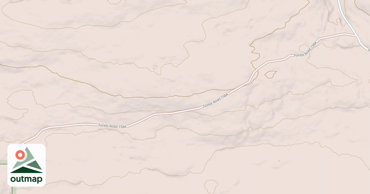 Map of BALLY CREEK SPUR A