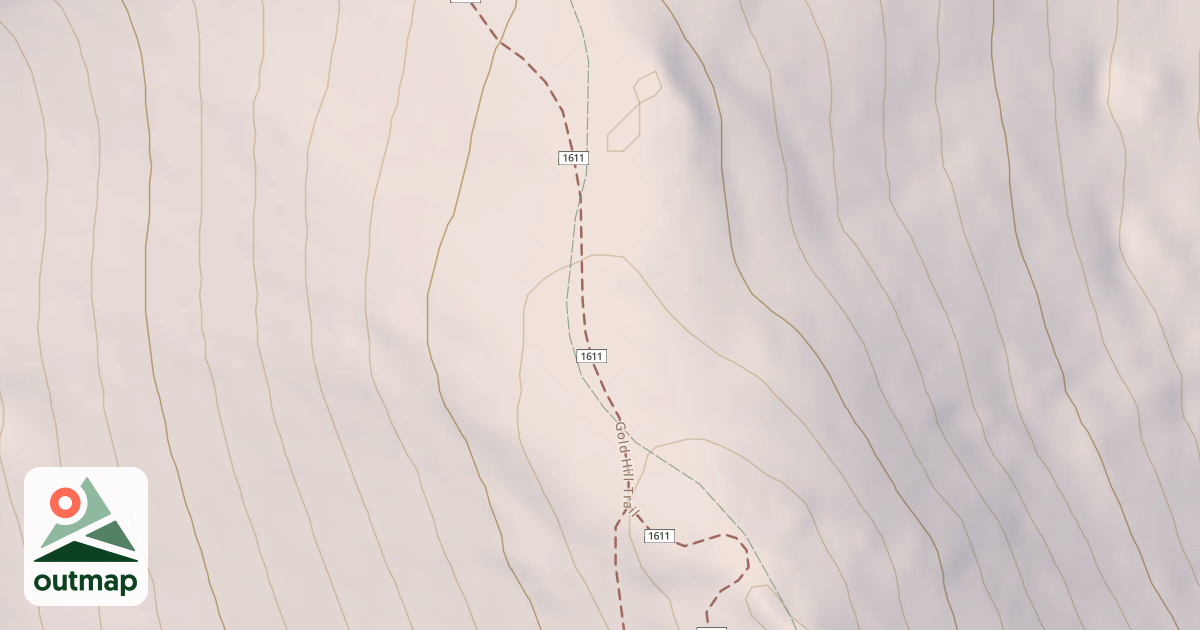 Map of Gold Hill