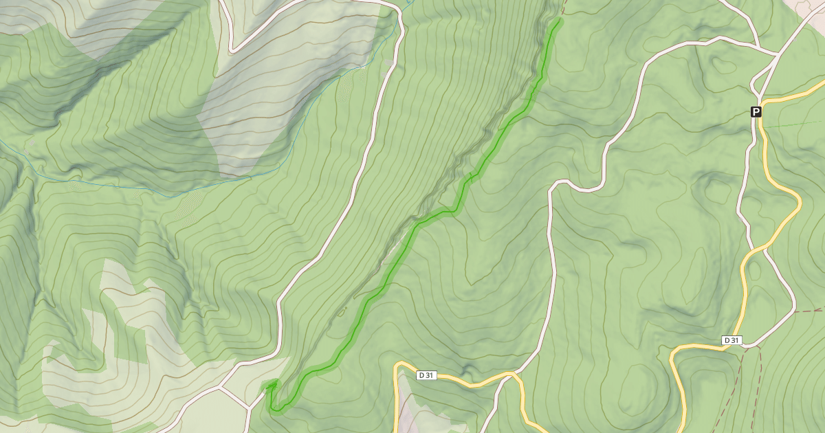 Map preview of Chemin du Fa à Tarantin
