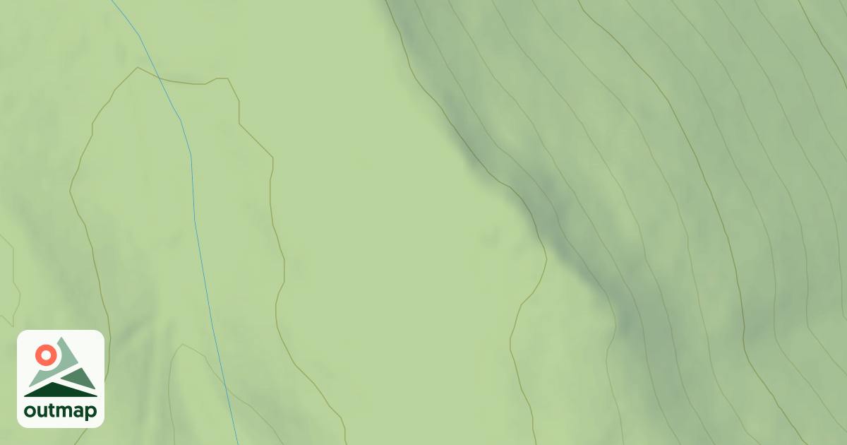 Map of MILL CREEK PLATEAU SPUR