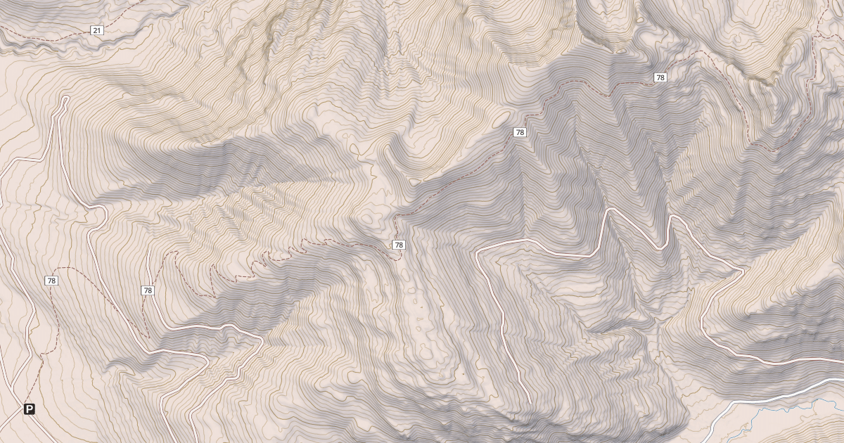 Map preview of USFS Motor Vehicle Use Map Trails 4521