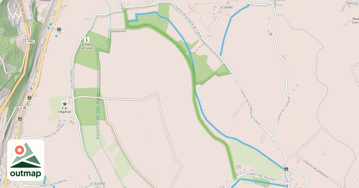 Map of Chemin des Mouilles