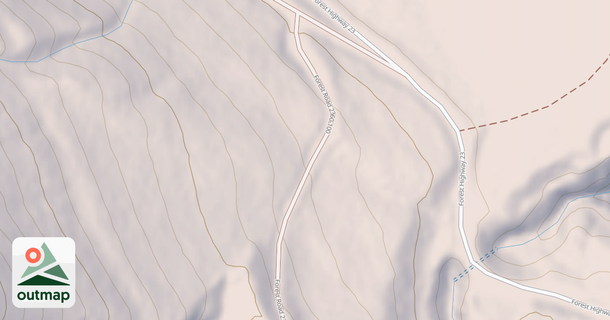 Map of V1043