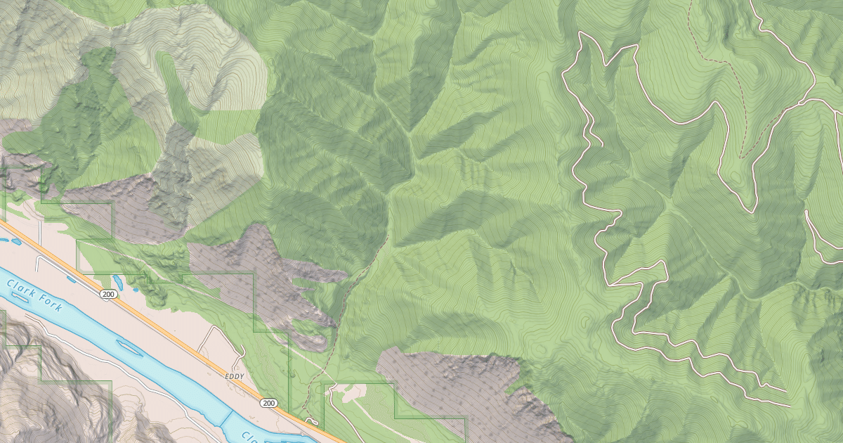 Map preview of Munson Creek