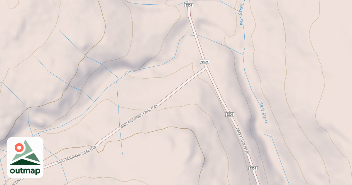 Map of Bald Mountain