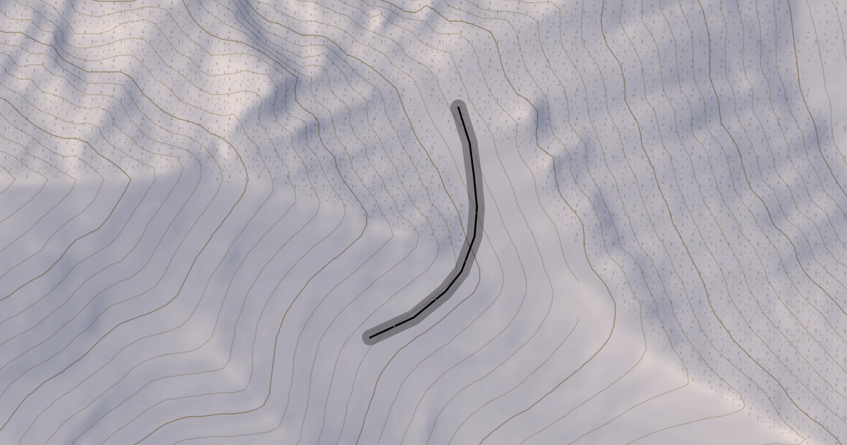 Map preview of The Gullies Traverse