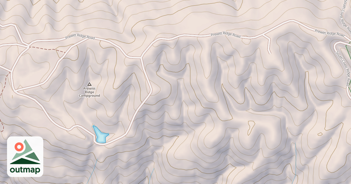 Map of PREWITT RID. CG.