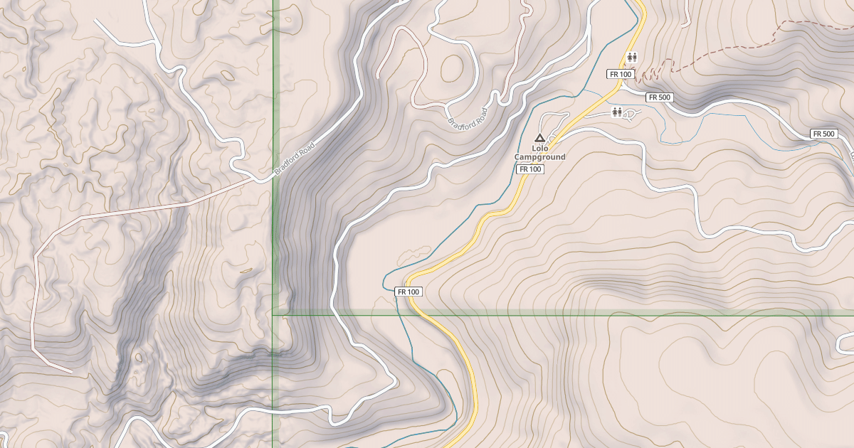 Map preview of LOLO TROUT CREEK