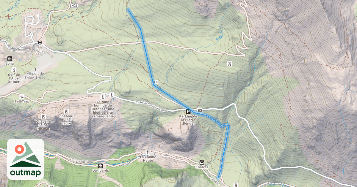 Map of La Mine
