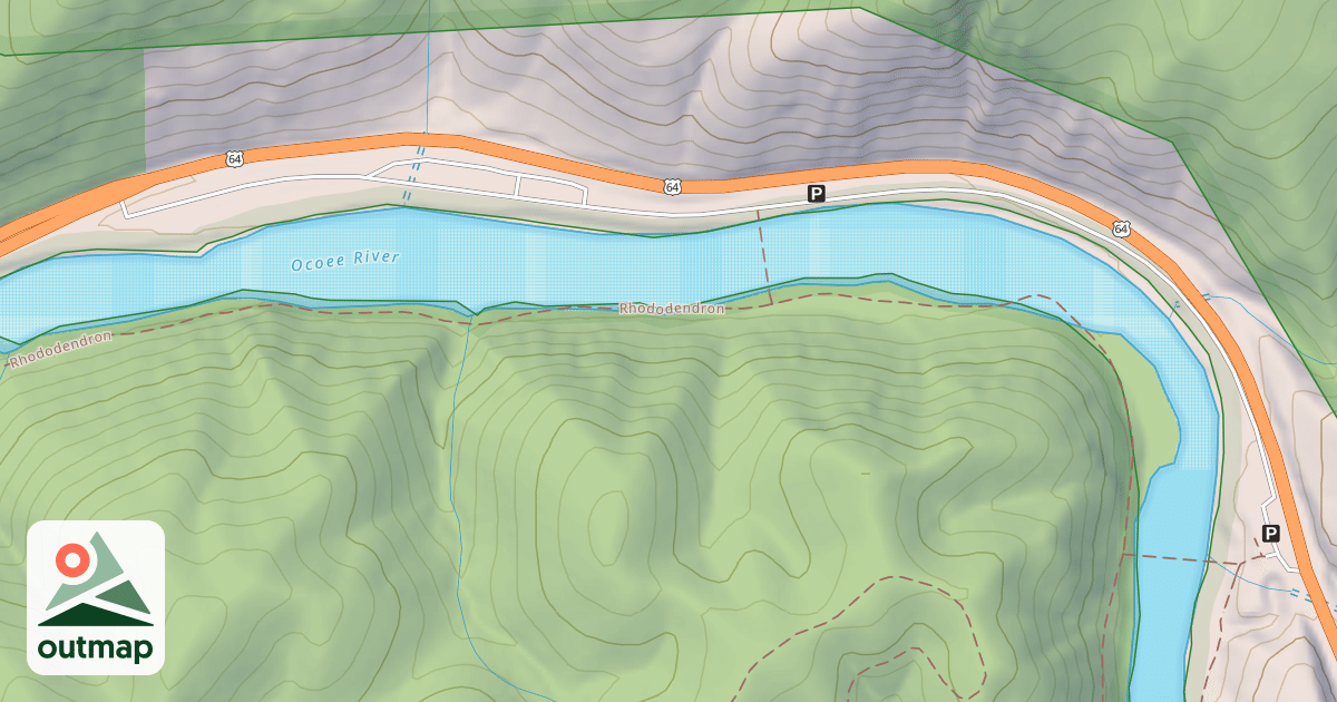 Map of OCOEE WHITEWATER CENTER