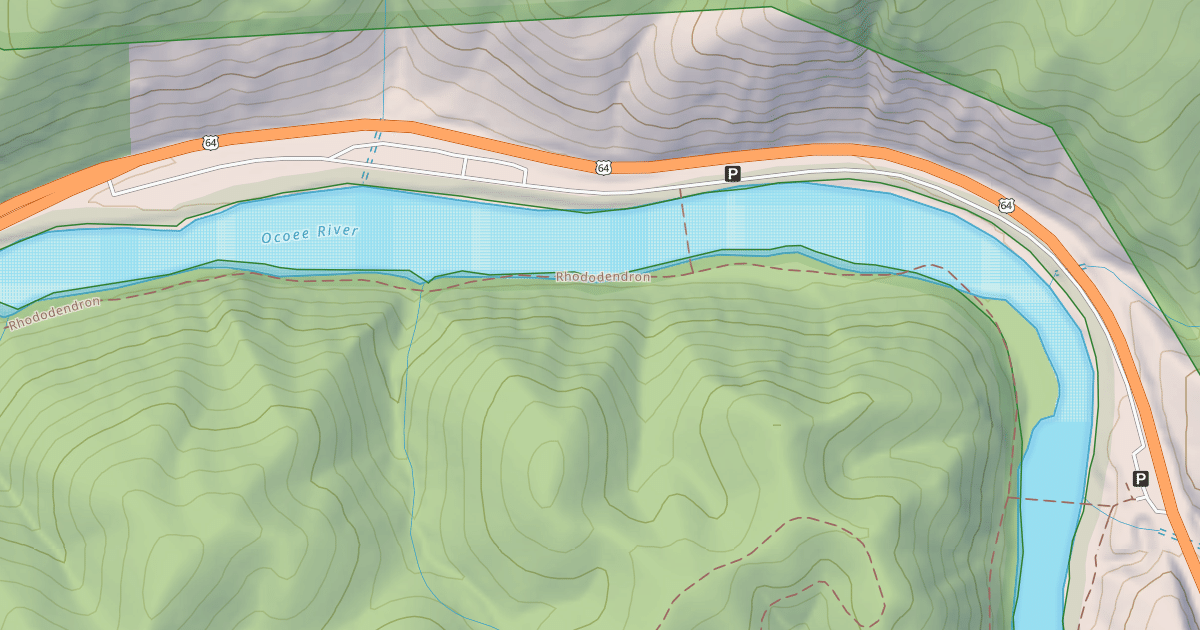 Map preview of OCOEE WHITEWATER CENTER