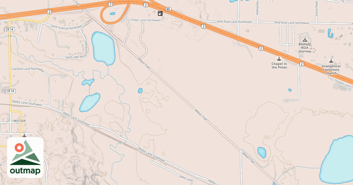 Map of Wilton Trails Northwest
