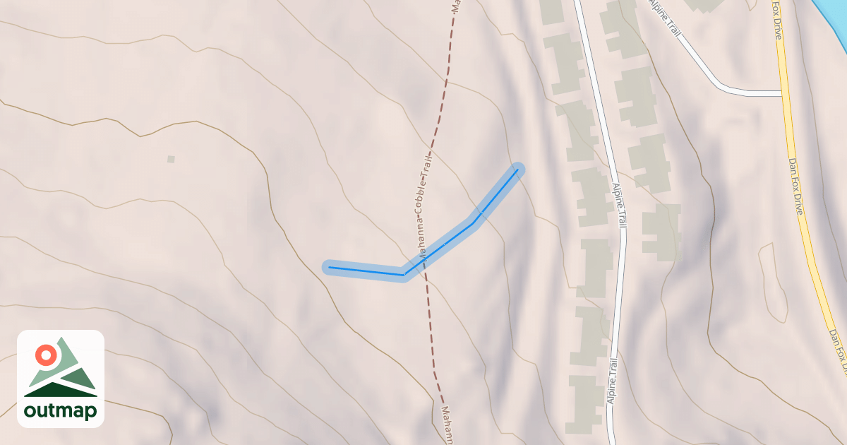 Map of East Slope