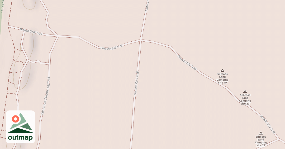Map of Breach Ohv Trail