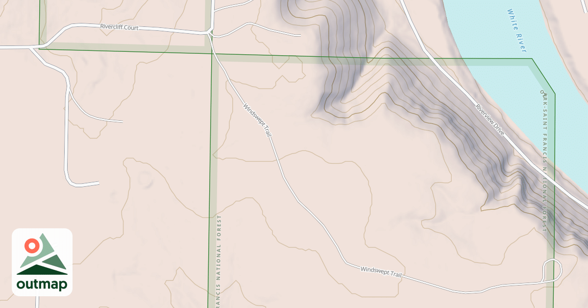 Map of OLD MARTIN SPRINGS